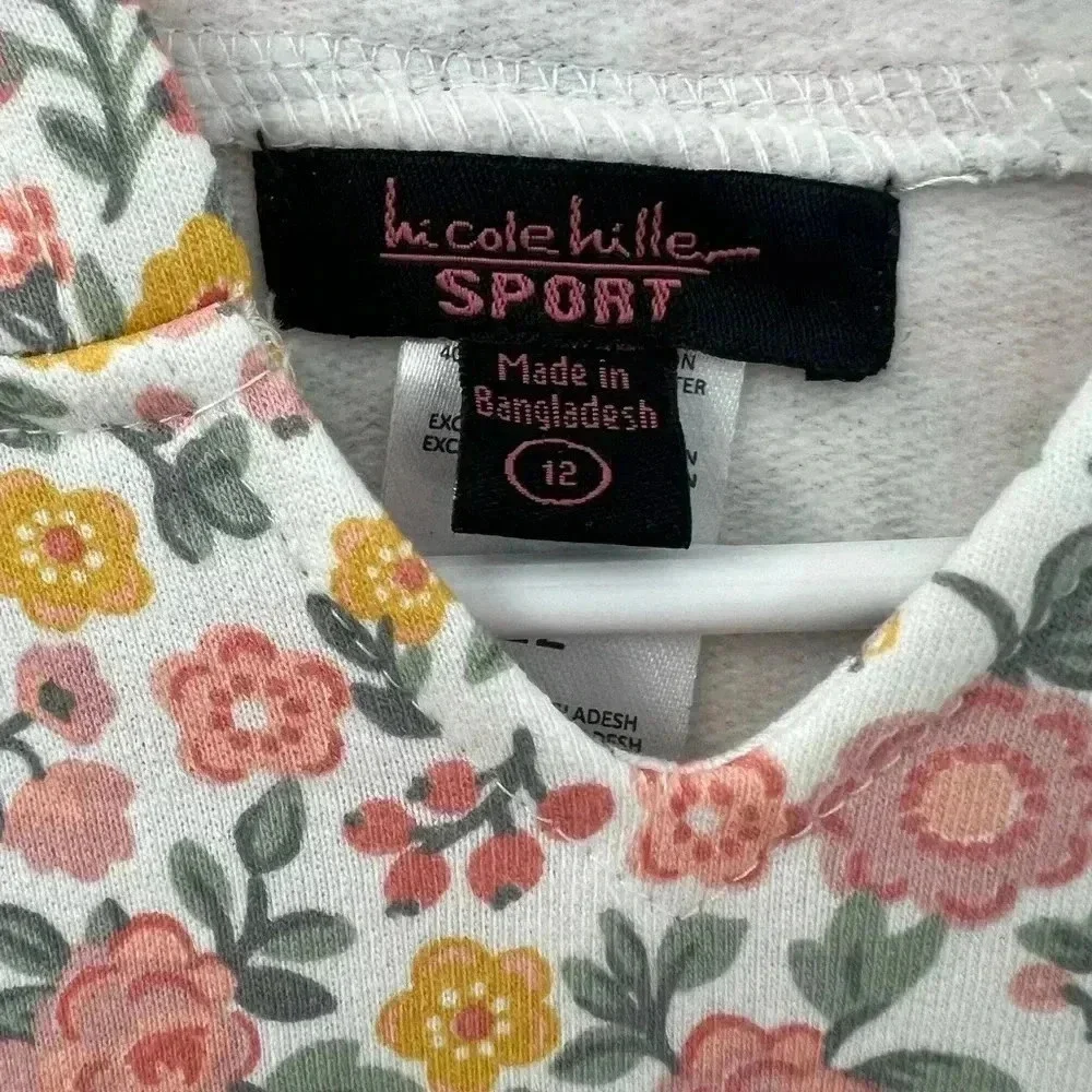 Nicole Miller SPORT two piece Floral printed set (Size 12 Junior)